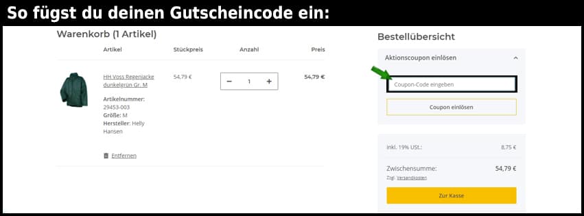 arbeitskleidung-expert Gutschein einfuegen und sparen sparen