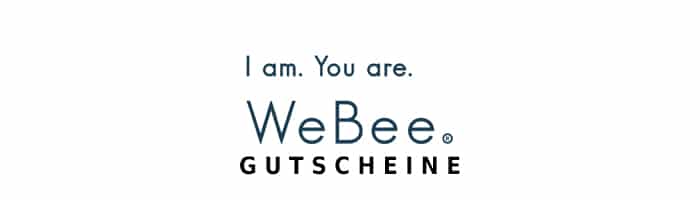 we-bee Gutschein Logo Oben