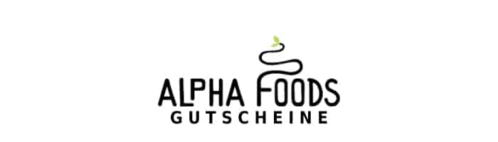alphafoods Gutschein Logo Oben