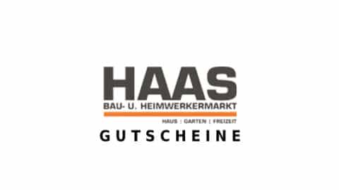 haas-baumarkt Gutschein Logo Seite