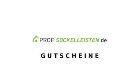 profisockelleisten.de Gutschein Logo Seite