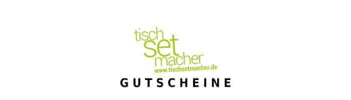 tischsetmacher Gutschein Logo Oben