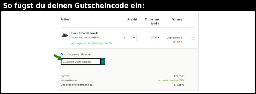 doorout.com Gutschein einfuegen und sparen schwarz