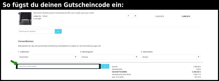 eago-deutschland Gutschein einfuegen und sparen schwarz