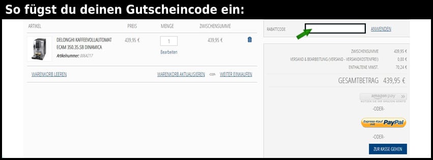 elektro-plus Gutschein einfuegen und sparen schwarz