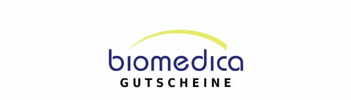 biomedica Gutschein Logo Oben