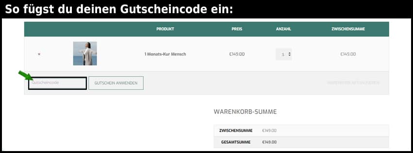 source-healing Gutschein einfuegen und sparen schwarz