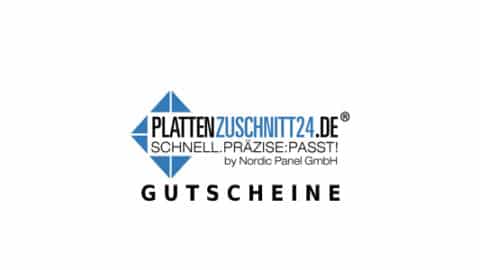 plattenzuschnitt24.de Gutschein Logo Seite