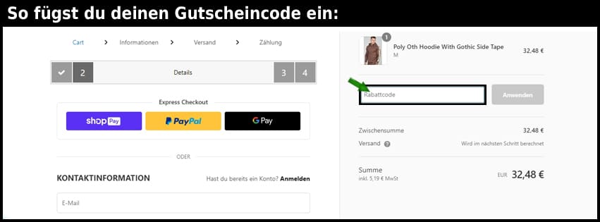 siksilk Gutschein einfuegen und sparen schwarz