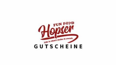 hopser-funfood Gutschein Logo Seite