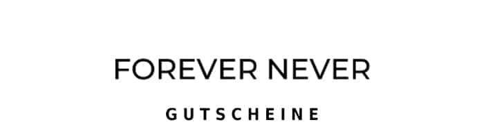 forever-never Gutschein Logo Oben