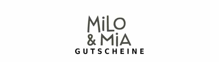 milo-mia Gutschein Logo Oben