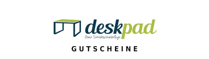 deskpad Gutschein Logo Oben
