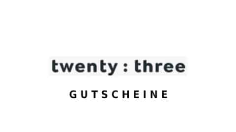 twentythree Gutschein Logo Seite