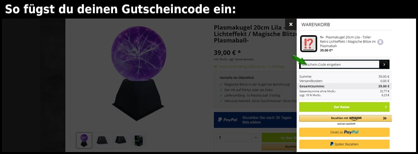 7even Gutschein einfuegen und sparen schwarz