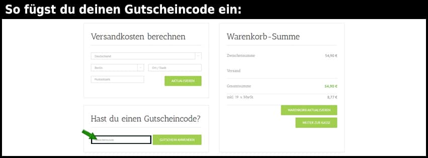 vitadol Gutschein einfuegen und sparen schwarz