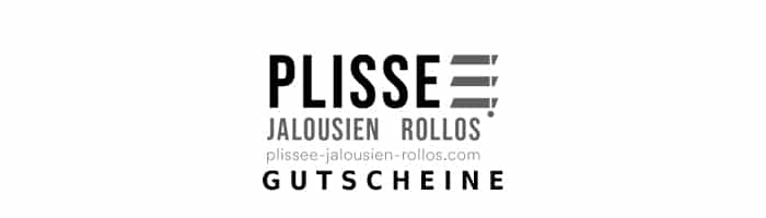 plissee-jalousien-rollos Gutschein Logo Oben