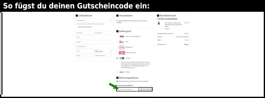 postdrogerie Gutschein einfuegen und sparen schwarz