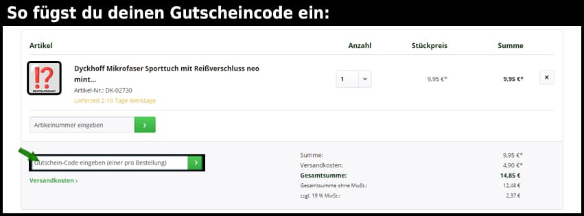 stoelzinga Gutschein einfuegen und sparen schwarz