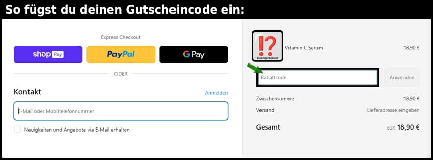 alurae Gutschein einfuegen und sparen schwarz