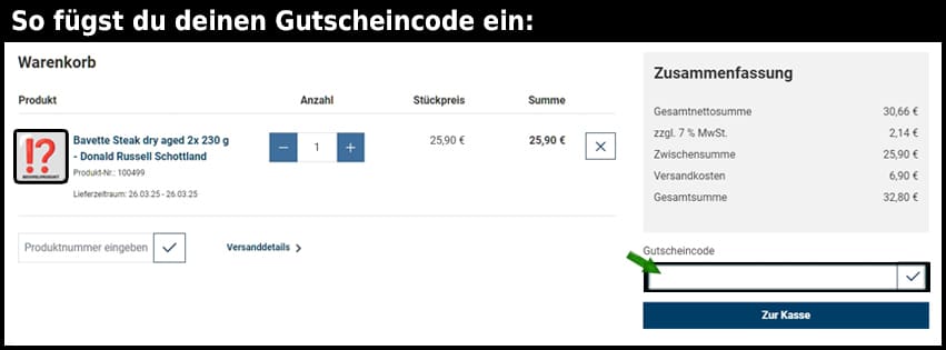heine-delikatessen Gutschein einfuegen und sparen schwarz