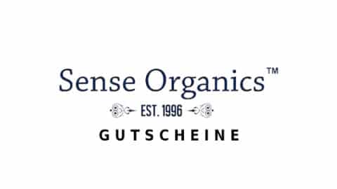 sense-organics Gutschein Logo Seite