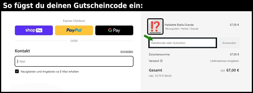 sifjakobs Gutschein einfuegen und sparen schwarz