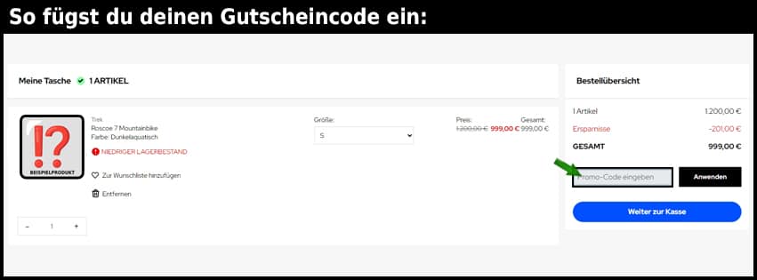 chainreaction Gutschein einfuegen und sparen schwarz