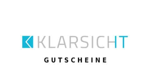 klarsicht Gutschein Logo Seite